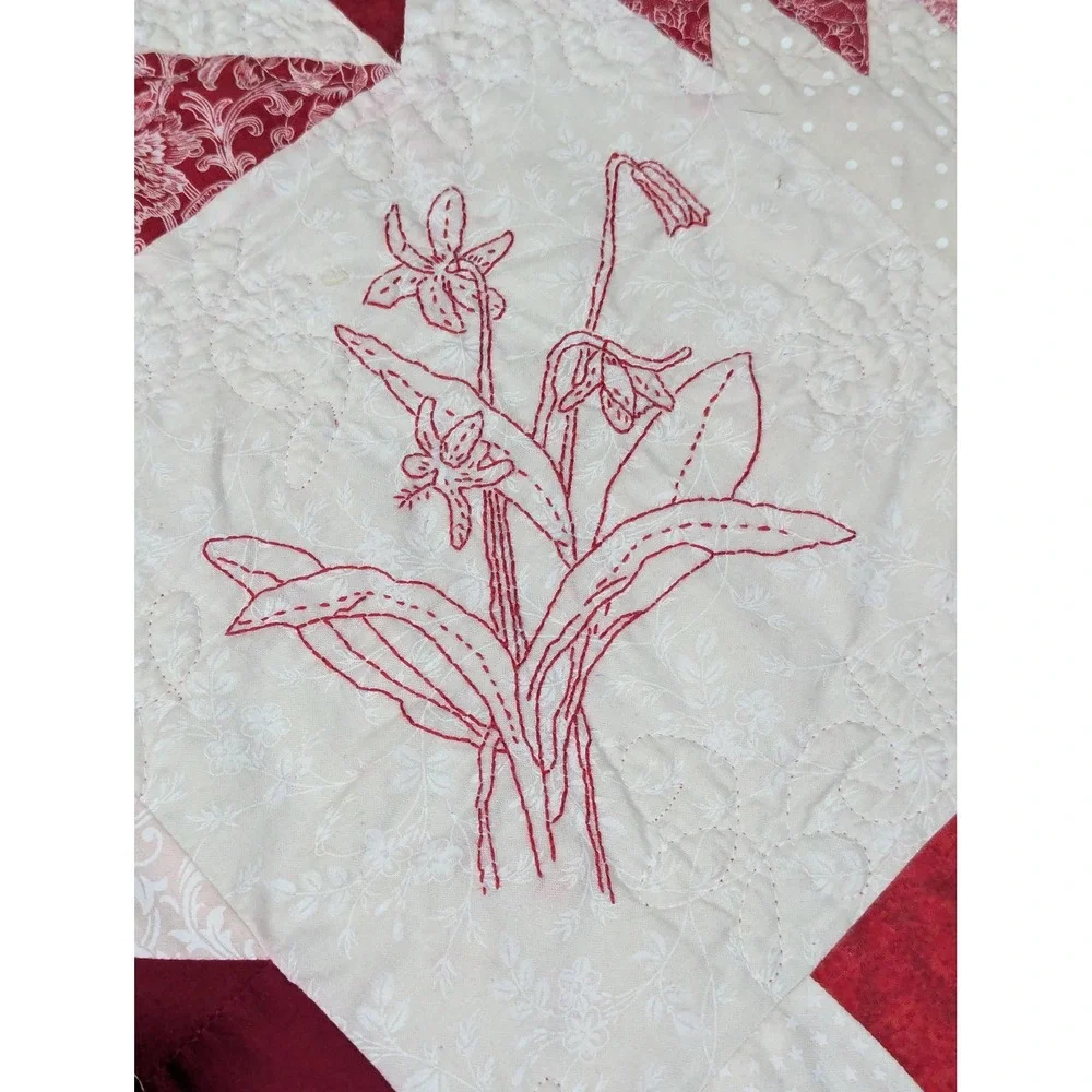 Vintage Handmade Quilt Twin Size